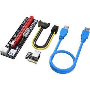 Akasa 6 Sets, PCIe Riaser Adapter Card for GPU Mining X16 to X1