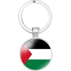 Akyol - Sleutelhanger Palestijnse vlag – Palestina – Free Palestina– bruiloft – verjaardag – No War – cadeau -Palestijnse sleutelhanger -vlag van palestina - Gaza