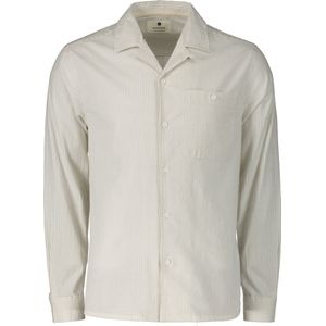 Anerkjendt Overhemd Kurt Strepen Off White - Maat L - Heren - Overhemden Casual