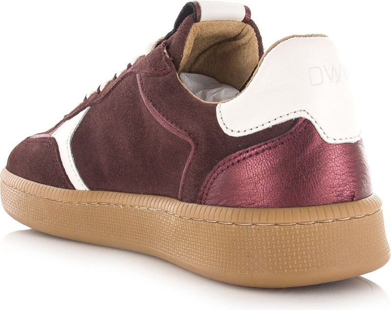 Babouche - Ira - Sneakers - Bordeaux Wit