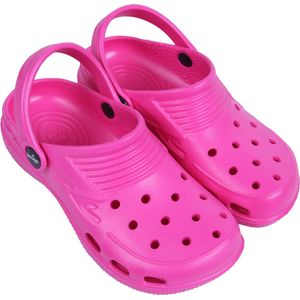 Fuchsia, extreem lichte universele crocs slippers voor kinderen van hoogwaardig rubber - LEMIGO / 32