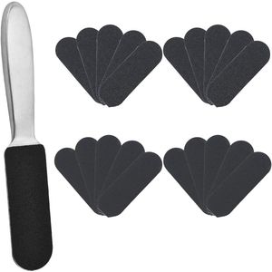 Professionele Roestvrijstalen Voetvijl - Voetrasp Bestand voor Eeltverwijdering