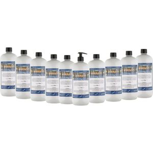Handzeep Hammam Herbal 1 liter - met gratis pomp - set van 10 stuks - Voordeelverpakking