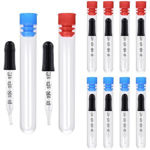 Allecto Plus - Vloeibare Druppelaars Pipetten - 10 stuks - Glazen Oogdruppelaar - Meting en Kalibratie