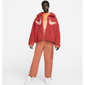 Nike Fleece Vest - Swoosh - Sherpa - Limited Edition - Rood - L