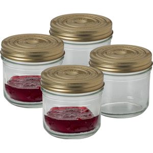 Le Parfait Weckpot/inmaakpot - 4x - met schroefdeksel - 500 ml
