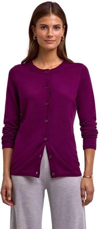 FALKE - Basic New Merino - Cardigan - Rood