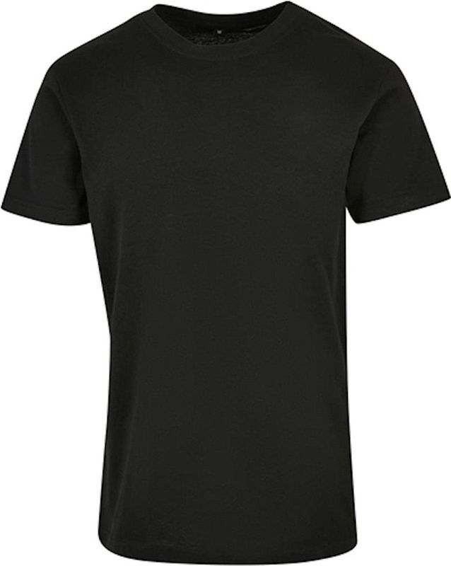 T-shirt - Katoen - Normale Pasvorm - Geribde Ronde Hals - Korte Mouwen