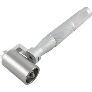 Allecto plus - Thuis Behang Naad Roller van 1.5 inch voor Muur Papier - Rvs Bouw Tool met Platte Roller voor Verf - Handige Tool voor Naadafwerking