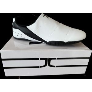 JCalicu Taekwondoschoen Kicks III Wit met Zwarte zool (Maat: 43 1/3)