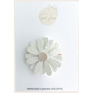 Madelief Haarspeldje Beige - Alligator Haarspeldjes - Meisjes Haarspeldjes