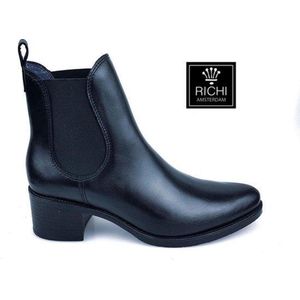 Richi Amsterdam 79260-01 Bottine Linat Black Maat 42