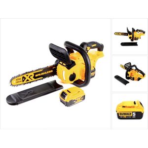 DeWalt DCM 565 N accu kettingzaag 18V + 1x oplaadbare accu 5.0 Ah