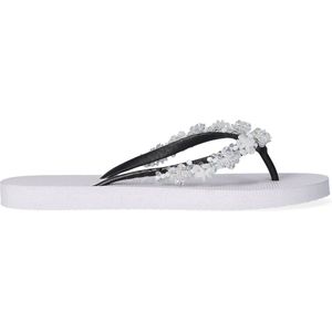 Uzurii Precious Bloom White Dames Slippers White Maat 37/38