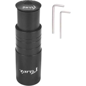 Fiets Stuurpen Riser MTB Fiets Hoogte Adapter 1 1/8 Inch 28.6mm Zwart - Stuurpen Verhoger Stuur Vorkbuis Extender - Mountainbike BMX
