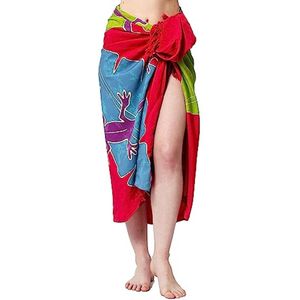 Grote pareo sarong voor dames - Handgemaakt, ondoorzichtig, ideaal voor strand en omkleed - Fair Trade