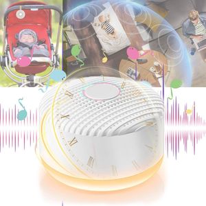 Vitdipy - White Noise Machine - Oplaadbaar - Met Kinderslot - Draadloos - Slaaphulp - Timerfunctie - Wit