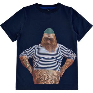 The New t-shirt jongens - donkerblauw - Tngavin TN4971 - maat 110/116