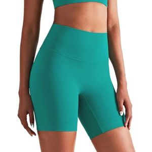 Naadloze Sportshorts Dames met Hoge Taille en Buikcontrole voor Yoga en Fitness