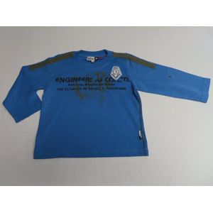 T-shirt met lange mouwen - Jongens - Blauw - 4 jaar 104