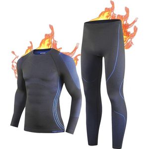 Warm Thermisch Ondergoed voor Heren - Ademend en Functioneel Ski-ondergoed