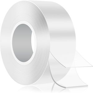 Nano dubbelzijdige tape - anti-mark wasbare tape transparante tape - waterdicht en antislip multifunctioneel - 30 mm breed * 3 m lang * 1 mm dik
