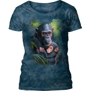 Ladies T-shirt Chimp Love S