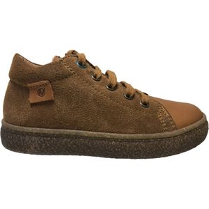 naturino mt 29 veter/rits hoge lederen sneakers Albus cognac