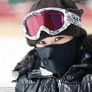 Allecto plus - Motorrijmasker voor motorrijden, skiën en warmte - Halve gezichtsbescherming