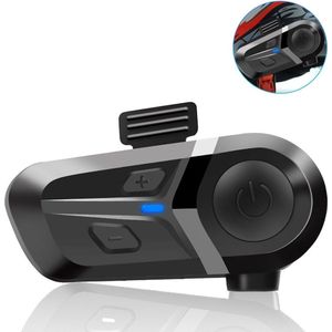Intercom Motor Helm - Motor Communicatie Handsfree - Motorhelm Headset Waterdicht Bluetooth Draadloos - Zwart/Zachte Microfoon