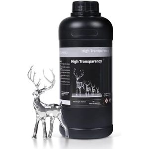 SLA 405nm Rapid Resin helder transparant voor 3D-printers met monochroom scherm - 1000 g