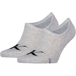 Calvin Klein 701228809 Onzichtbare Sokken 2 Paren Grijs EU 39-42 Man