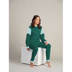 Plukpak voor volwassenen | Rugritssluiting  | Rits in het kruis | Hansop | Donkergroen | XXL