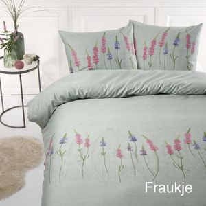 Papillon Fraukje - dekbedovertrek - eenpersoons - 140x200/220 - Groen