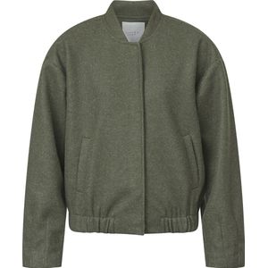 SISTERS POINT Vabaia-bomber - Dames Jas - Khaki mel. - Maat S