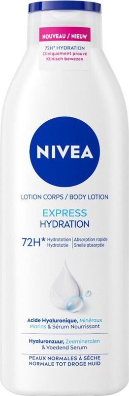 NIVEA - Bodylotion Express - 250 ml - Intensief Hydraterend Serum