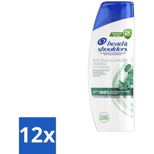 Head & Shoulders - 2in1 Anti-Roos Shampoo & Conditioner - Jeukende Hoofdhuid - 270ml - Voordeelverpakking - 12 stuks