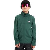 Quiksilver - Steep Point - Fleece - Groen - Volledige Rits - Jongens 12 Jaar