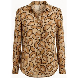 Joy Blouse – Coffee Tones Editie