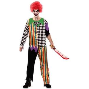 Witbaard Verkleedpak Scary Clown Polyester Zwart/wit Maat Xl