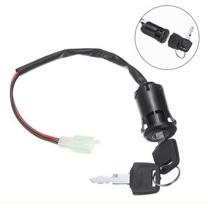 Contactslot Bromfiets - 2 Draad - 28mm Gat - ATV - Crossmotor - Elektrische Motorfiets - Go-Kart - Aan/uit