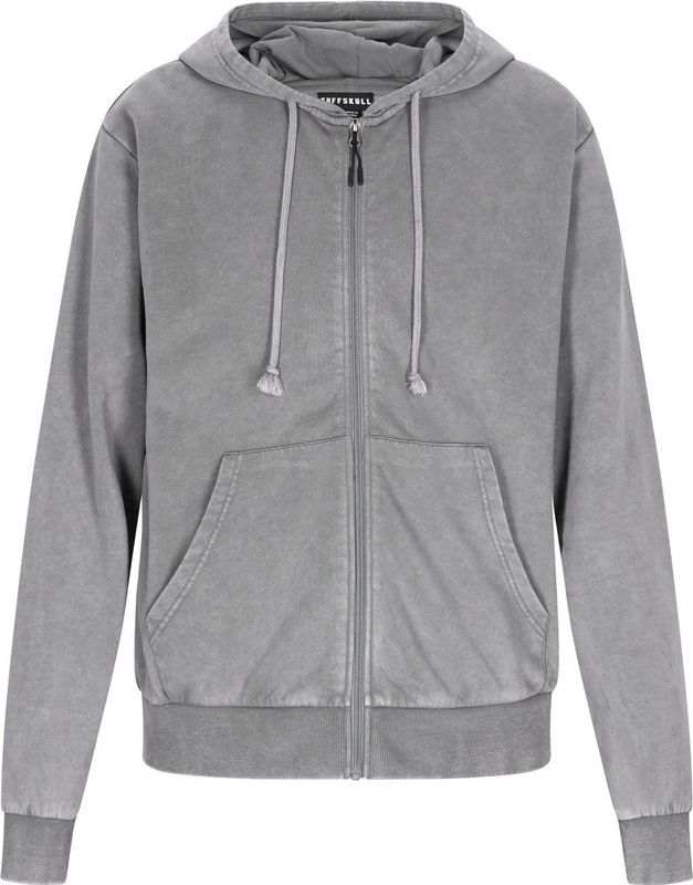 TUFFSKULL - Back To School - Sweatvest - Grijs - Capuchon met Trekkoord