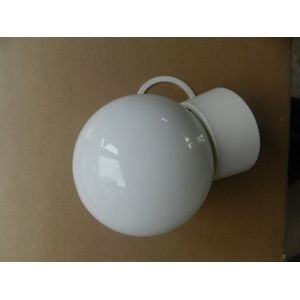 plafondlamp bol wit glas voor toilet en badkamer gemakkelijk op te hangen