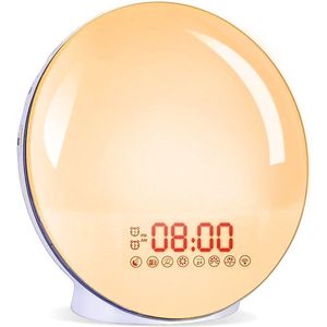 Wake-up lights - Wake Up Light Wekker - Wake Up Light Kinderen - Lichtwekker - Natuurlijk Ontwaken - Lichttherapie Alarmklok - Slaaphulp
