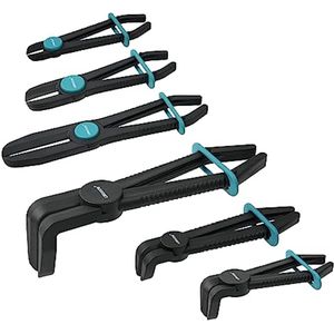 6-delige Slangklemmen Set voor Autoslangen - Ergonomische Slang-afklemtang voor Brandstof, Koelslangen, en Remslangen