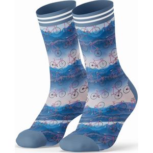 Sock My Feet 3-pack sokken dames 39 42 - duurzaam - naadloos - Pink Bike