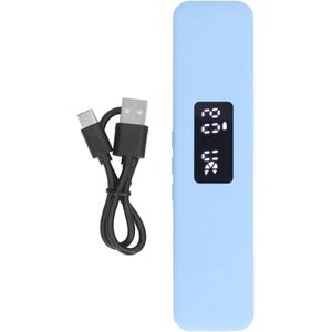 Bone Conduction Stereo Mini Bluetooth5.3 Sleep Headphones with Digital Display Timer Function for Side Sleepers Deep Sleep Meditation Insomnia (BLUE)