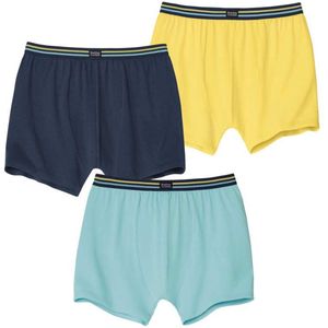 ATLAS FOR MEN - Set van 3 effen stretch boxershorts - Heren - Verkrijgbaar in grote maten - M