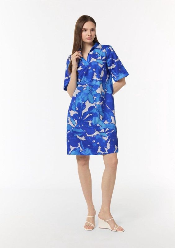 comma - Kleid - Katoenen Jurk - All-over Print