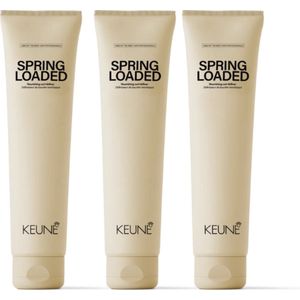 3 stuks - Keune - Spring Loaded - Nourishing Curl Definer 150 ml
